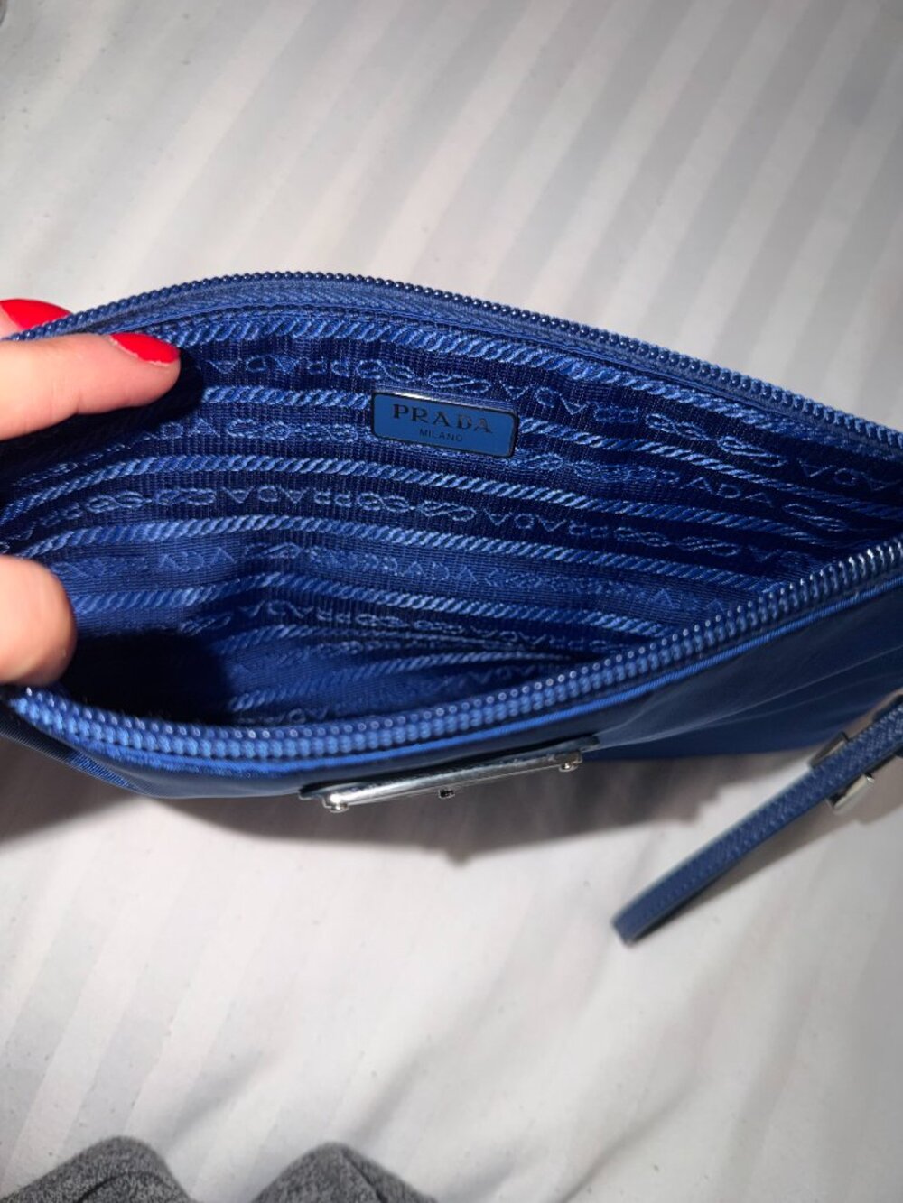 Prada  Saffiano Leather Clutch - Picture 5 of 9